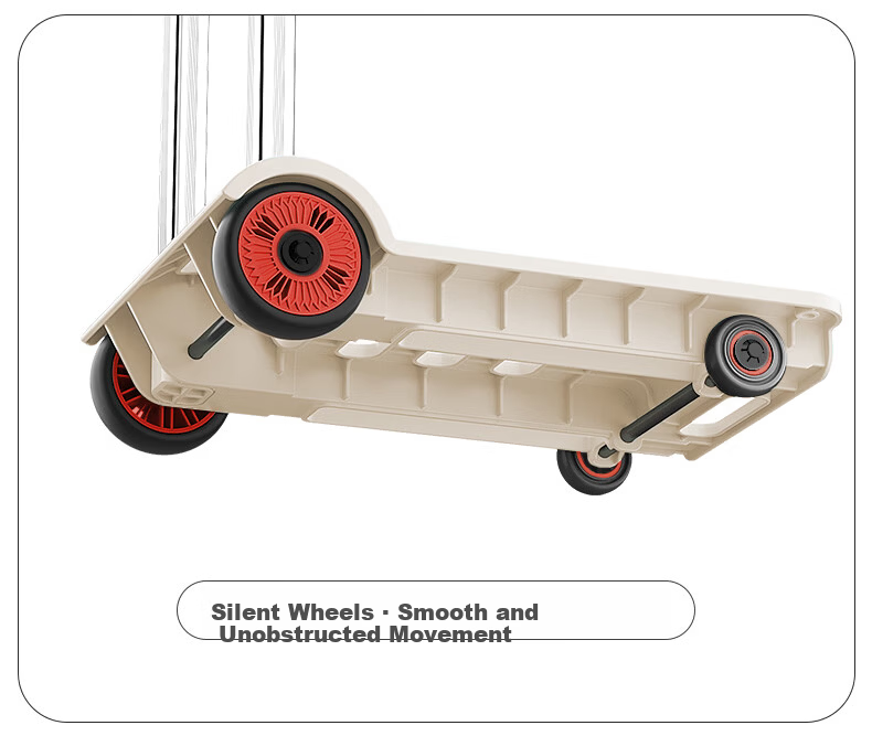 Younai Foldable Small Cart Lightweight Portable Mini Trolley Handcart for Home and Delivery 6