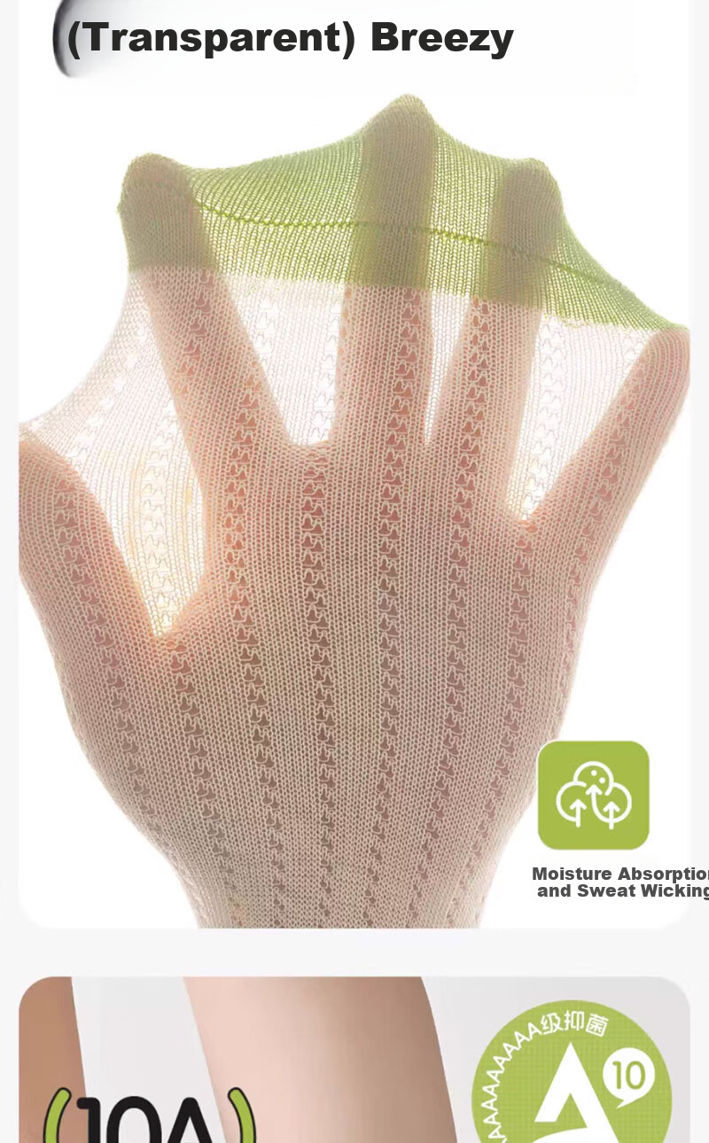 Cotton Full Children's Socks Summer Thin Pure Cotton Antibacterial Boys Mesh Mid-Calf Socks 6 Pairs 5