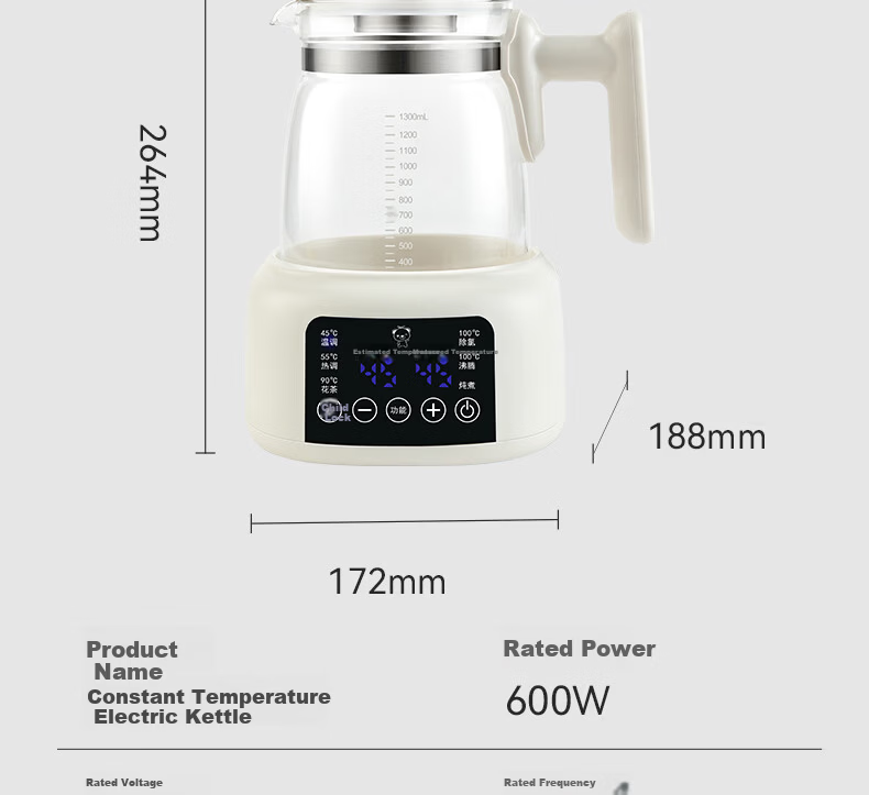 Xiaobeixiong Thermostatic Kettle Baby Milk Warmer Multifunctional Electric Kettle Health Pot Stewing Tea Maker 17