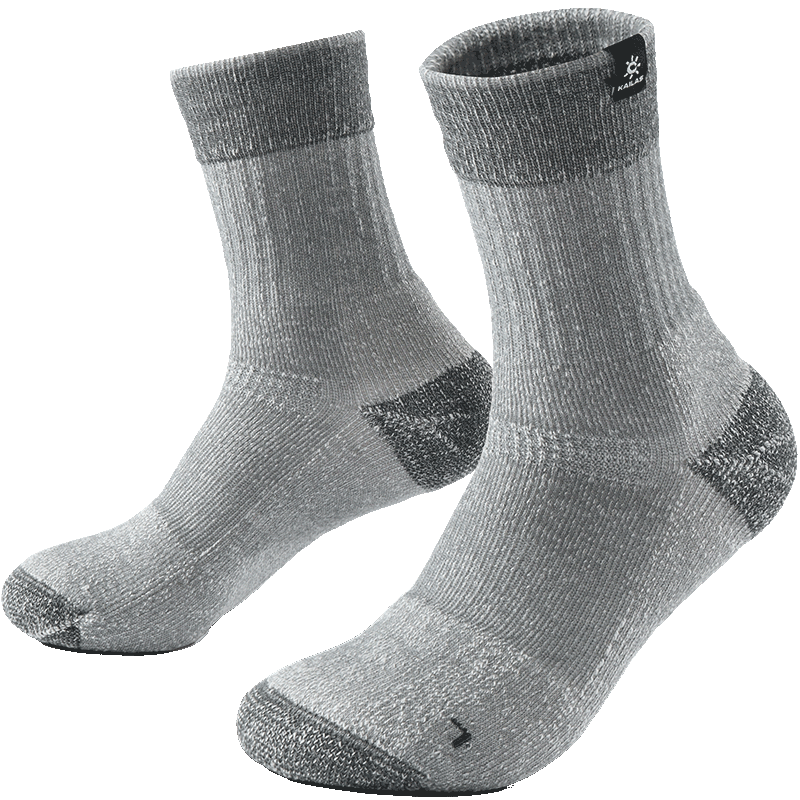 KAILAS Kailas Men's Snow Hiking Mid-Calf Socks KH2601101 Dawn Gray M