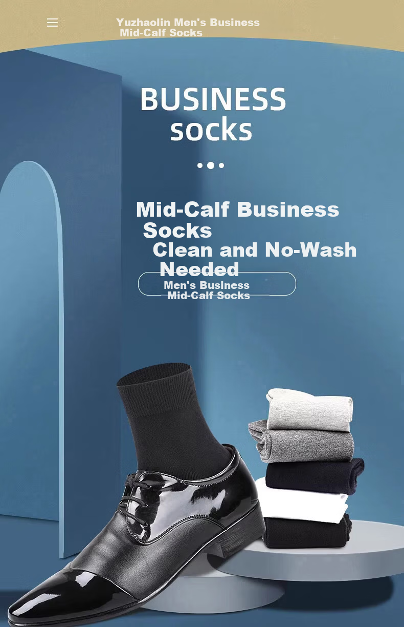 Yuzhaolin Disposable Men's Mid-Calf Socks Travel Lazy Thick Daily Throwaway Odor-Resistant Socks 2