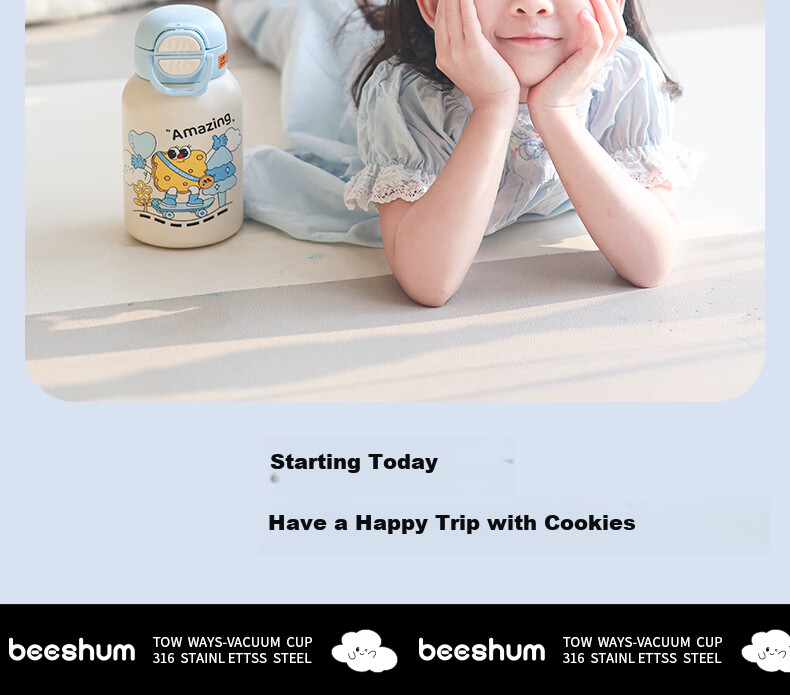 BEESHUM Clear Blue Set Leak-Proof Sealed 29