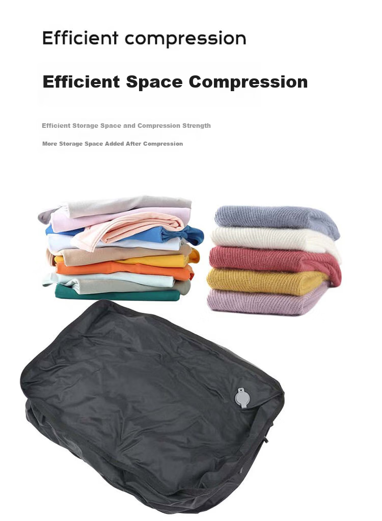 Kelorock Vacuum Compression Travel Bag Portable Luggage Dedicated Down Jacket Clothing Organizer Vacuum Travel Bag 2