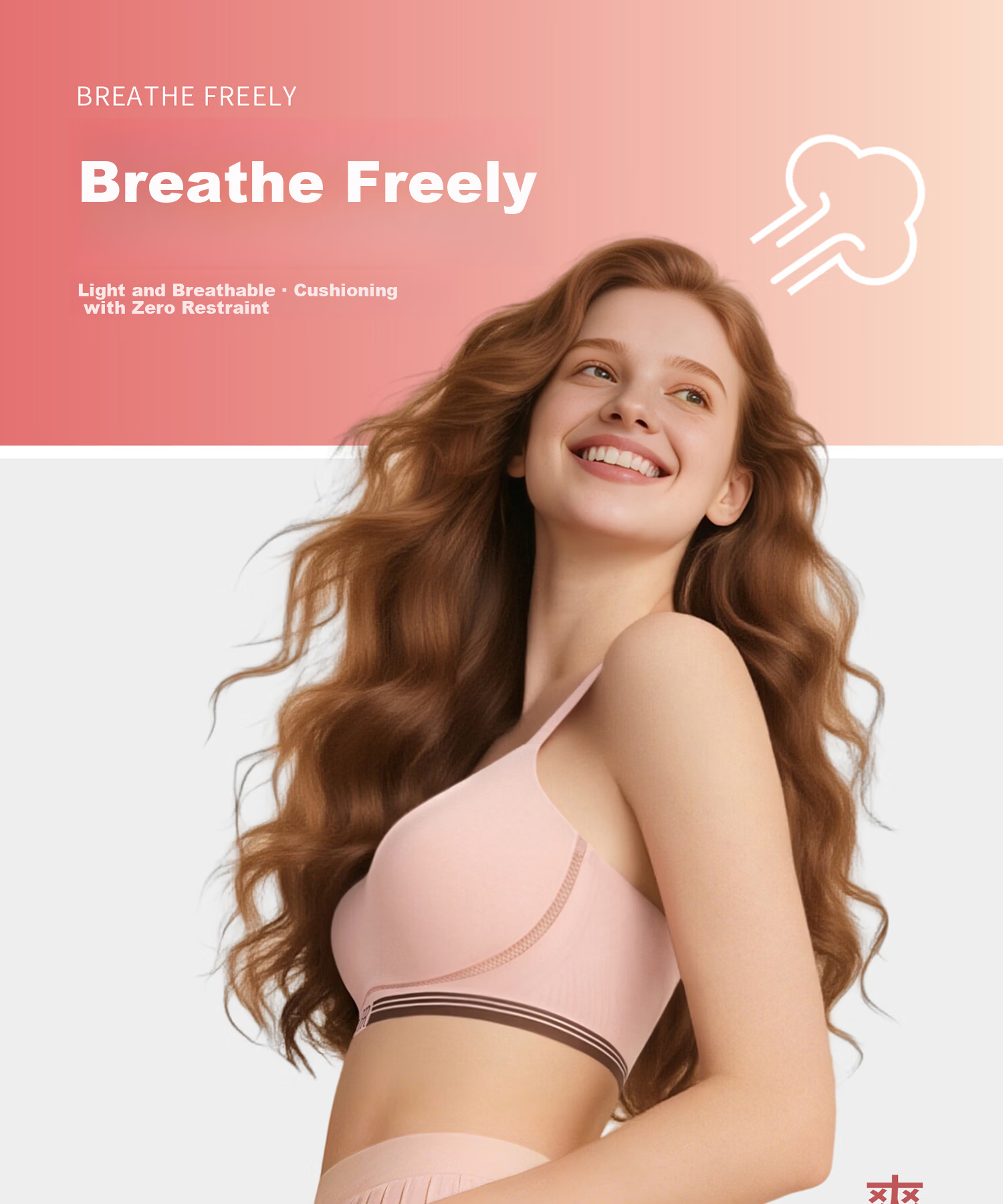 Helena Large Bust Minimizing Bra for Women, One-Piece Cup, Triple Lift, Anti-Sagging, Push-Up Bra, Chili Red, M 1