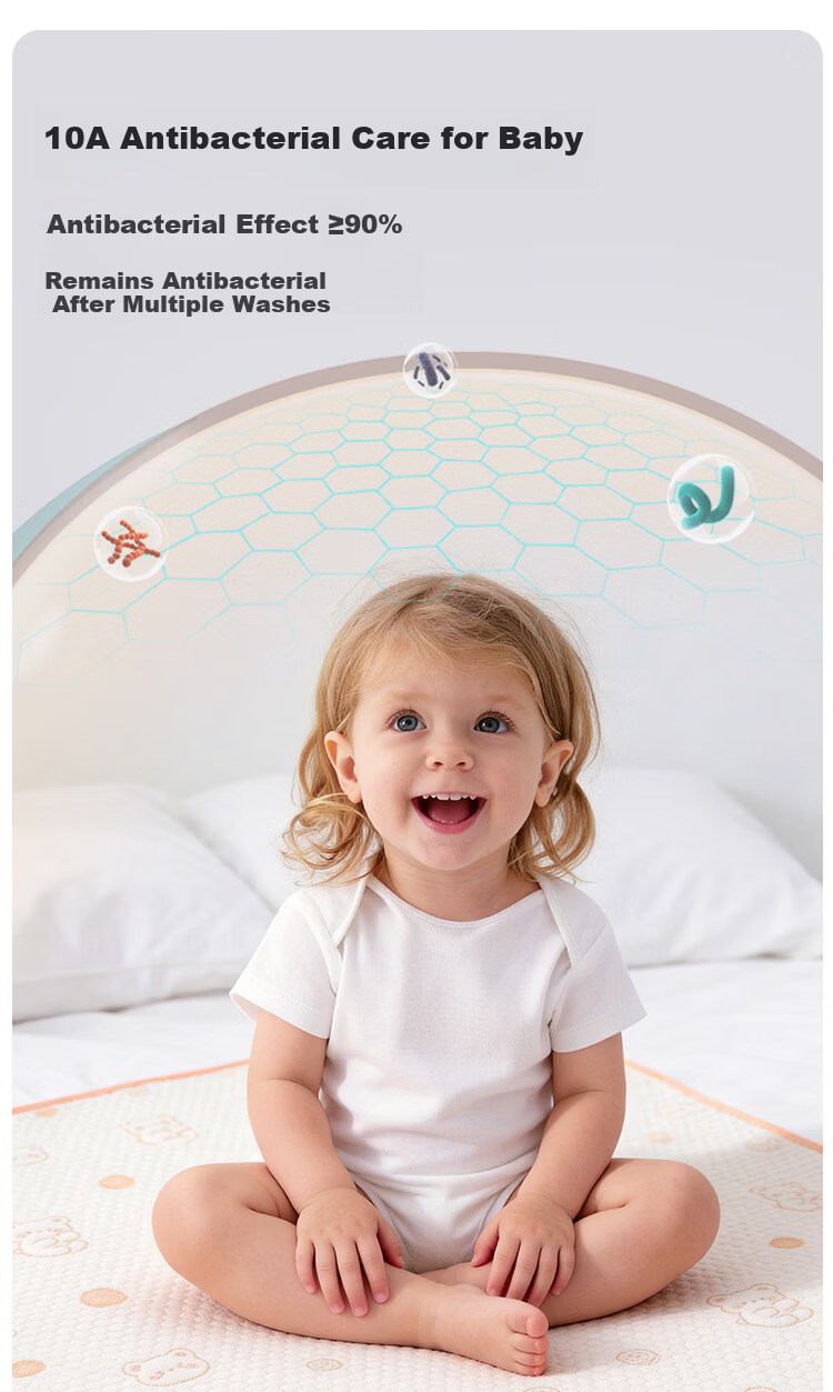 Magmorn Baby Urine Pad Summer Ice Cooling Breathable Antibacterial Mattress Baby Ice Bean Cooling Mat 100*150cm 11