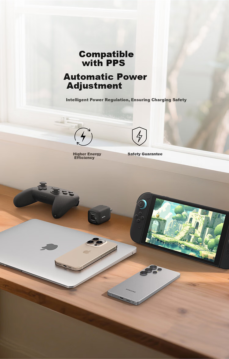 BELKIN Gaming Accessories Switch 2m Fast Charging Cable Nintendo Console Dual USB-C Data Cable Type-C Connector Black 9