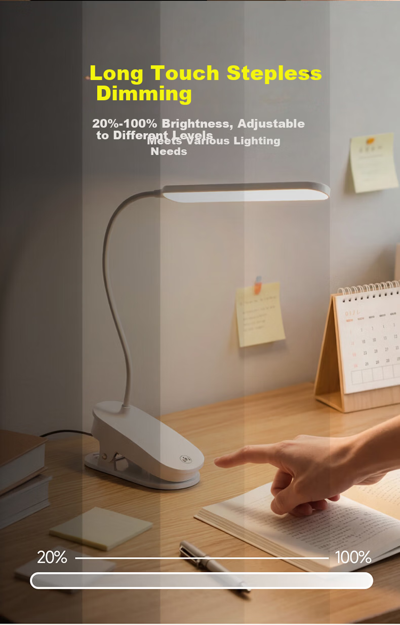 HP Pure Eye Protection Desk Lamp for Children and Students, Bedroom Bedside Lamp, Dormitory Study Reading Light 9