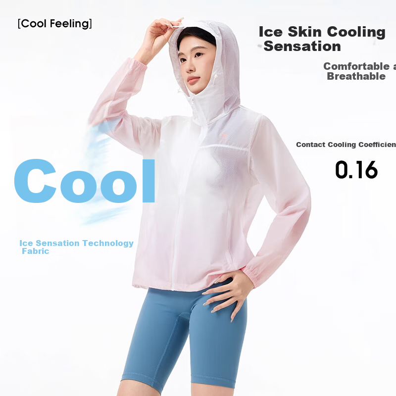 CAMEL Sunscreen Jacket 2025 Summer Outdoor Ice Silk Breathable Cooling Sun Protection UV Resistant Fishing Shirt 5006 M