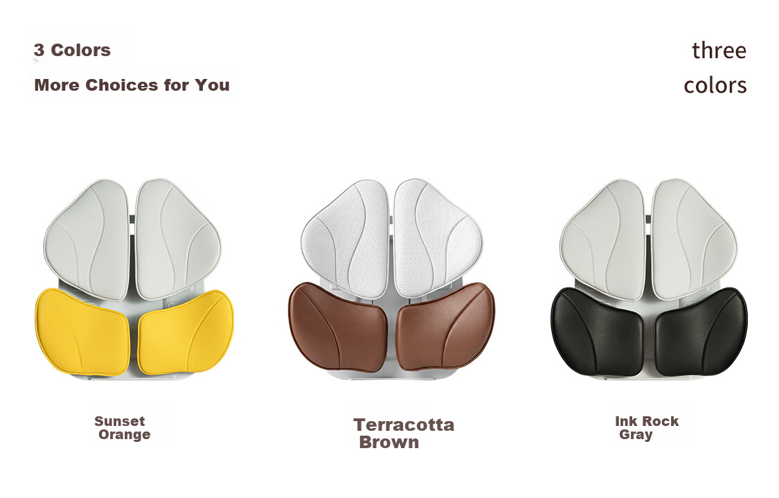 Bubble Waist Support Lumbar Cushion Ergonomic Backrest Car Office Seat Lumbar Pillow Long Sitting Relief Father's Day Gift 15
