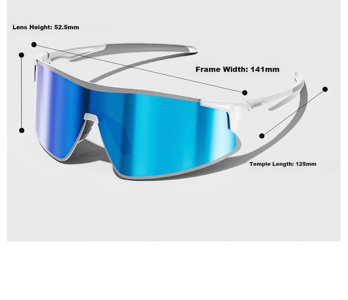 KAPVOE Windchase Running Glasses Marathon Photochromic Professional Outdoor Windproof Goggles Unisex Sunglasses 38