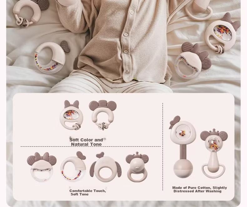 Disney Newborn Welcome Gift Box Baby Rattle Toy Soothing 0-12 Months Infant Month Celebration Children's Day Gift 19