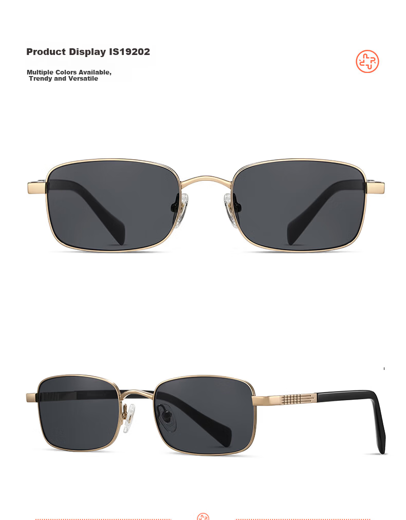 ROUPAI New Classic Aviator Sunglasses Titanium Temples Glass Lens Unisex Fashion Trendy Eyewear 7