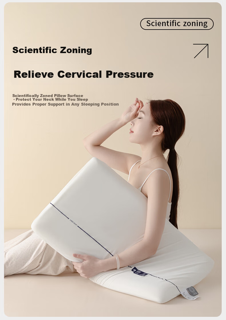 Miiow Slow Rebound Space Memory Foam Pillow Neck Support Sleep Aid Deep Sleep Pillow Core Adult 42*70cm 6