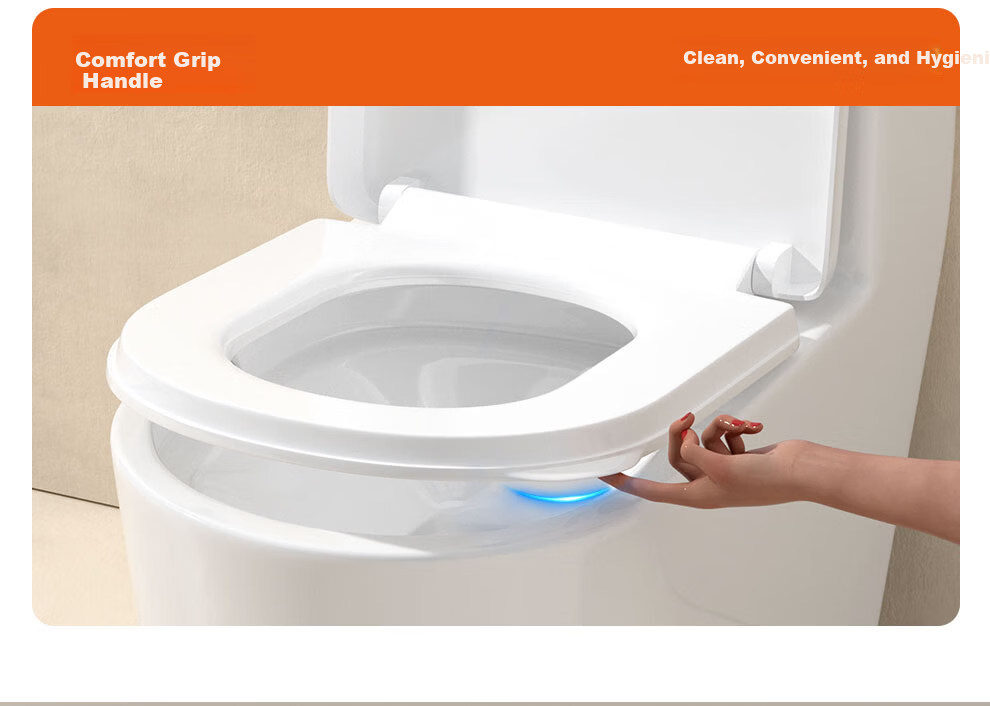 Songjing Universal Thickened Toilet Seat Cover Household Anti-Break Old-Style Flush Toilet Seat Ring Accessory Silent Lid 11