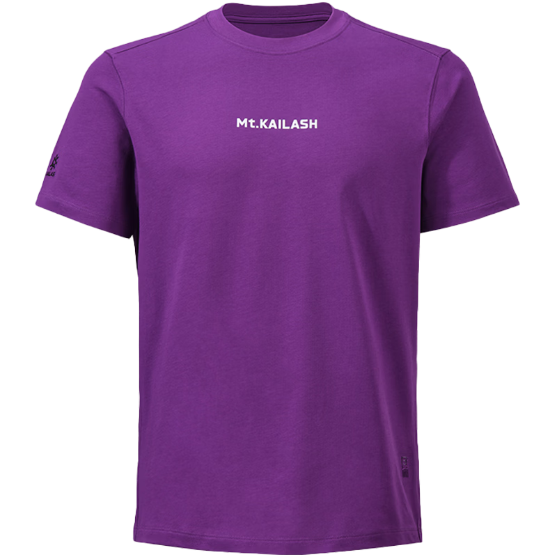 KAILAS Kailas Gang Rinpoche Cotton T-Shirt Men's Summer Outdoor Hiking Breathable Short Sleeve Crew Neck