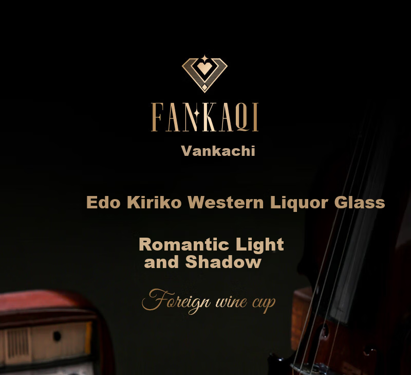 FANKAQI Luxury Edo Kiriko Crystal Whiskey Glass Set High-End Elegant Barware Gift for Housewarming and Wedding 1