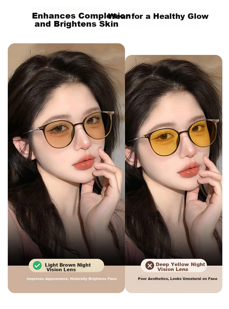CAPONI Photochromic Night Vision Sunglasses for Women UV Protection Day and Night Driving Anti-Glare Polarized Sunglasses 7