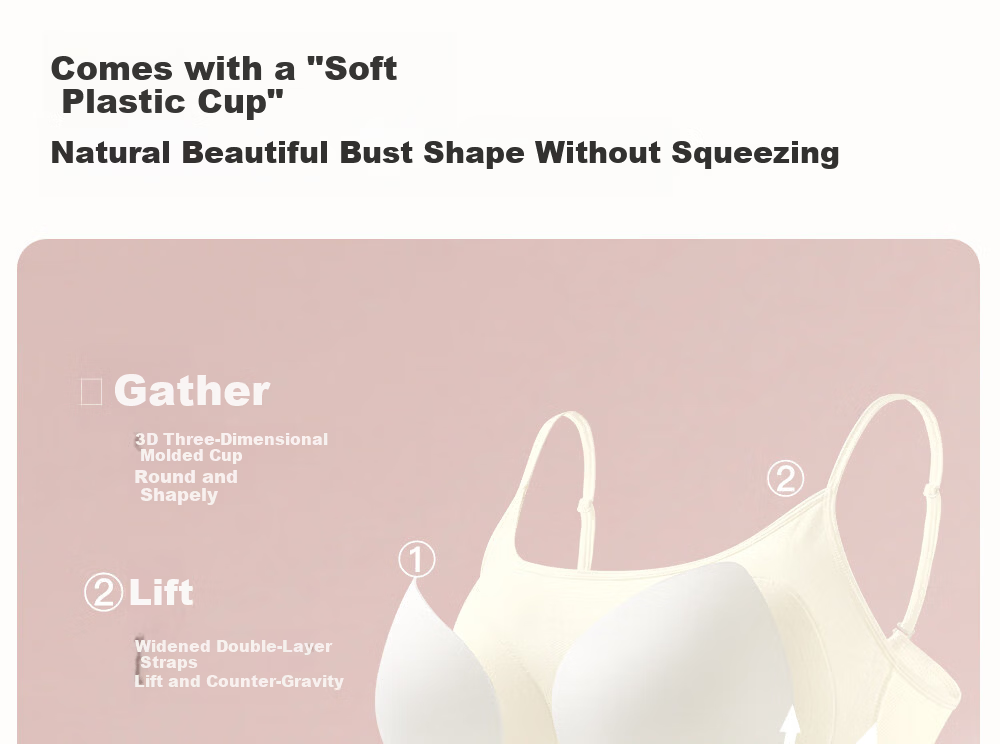 SecretWorld Women's Camisole with Built-in Padded Bra, Cross Back, Side Coverage, Slimming Spring Base Top 21