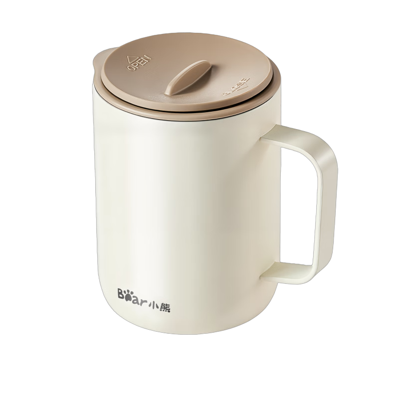 Bear 316 Stainless Steel Insulated Mug 430ml Office Coffee Cup for Men and Women Milk Cup Student Home Use