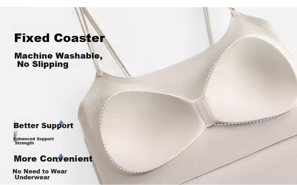 Herbal Original Color Camisole Women's Bra with Padding 2026 Spring Summer New Back Beauty Integrated Base Layer Outerwear 13