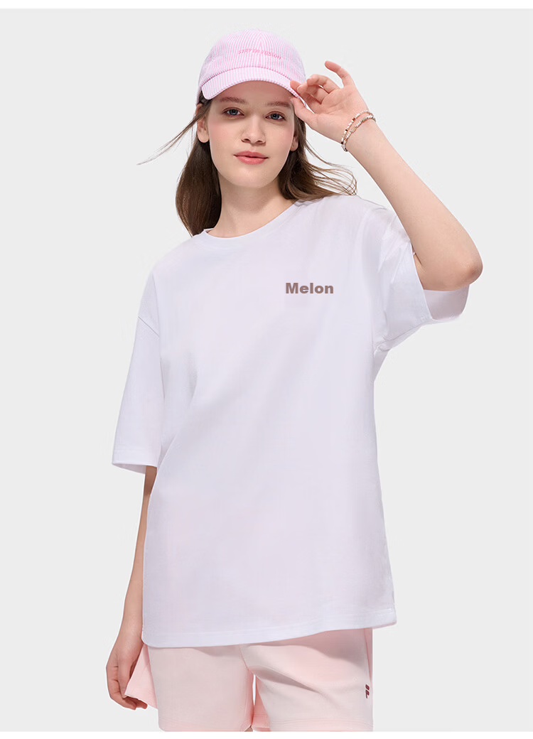 FILA FUSION Trendy Couple Short Sleeve T-Shirt 26 Summer Cute Pet Cool Loose Half Sleeve Top 18
