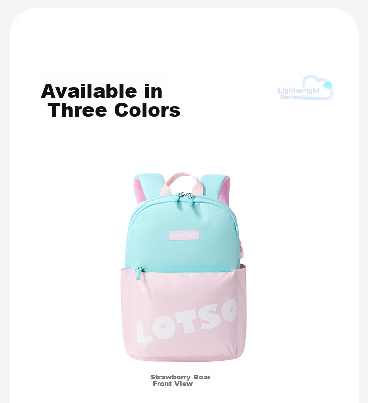 Disney Kids Backpack Outdoor Travel Schoolbag Lightweight Kindergarten Bag for Primary Students 18