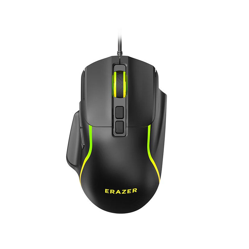 Lenovo Invests in Brand Yinengzhe Wired Gaming Mouse for Desktop And Laptop, Office And Gaming, Home Use, Suitable for Colorful Breathing Light Effects, M603 Black