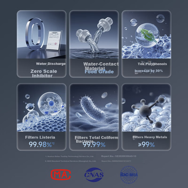 Biyunquan G7 Weak Alkaline Desktop Water Purifier Home Fast Heating Direct Drinking All-in-One JD Self-Operated No Installation Stewing Tea RO Reverse Osmosis 100% True Boiling G7s Basic Edition