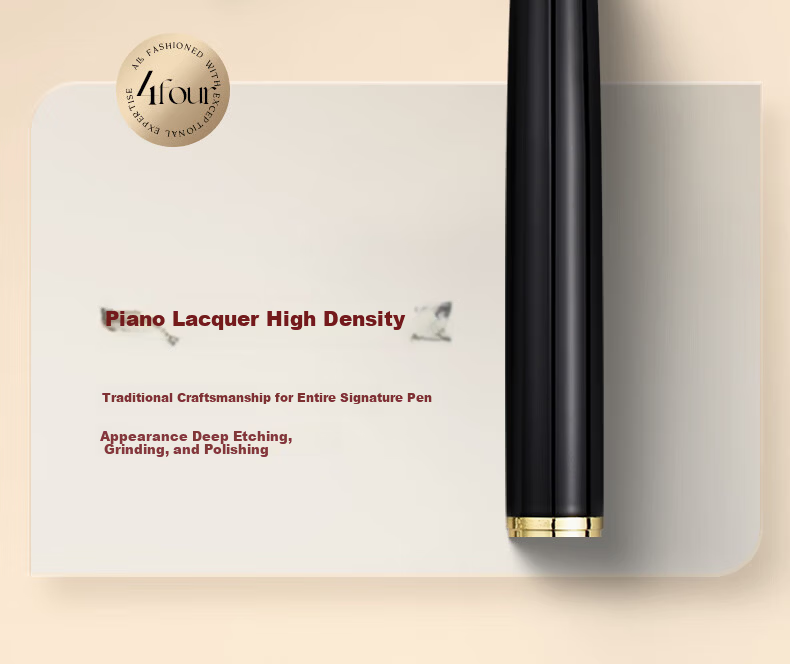 MONTAGUT Graduation Gift Ballpoint Pen Business Signature Pen Holiday Souvenir Writing Signature Pen for Clients and Employees Neutral Pen Gift Series Black Matte 0.5mm 10