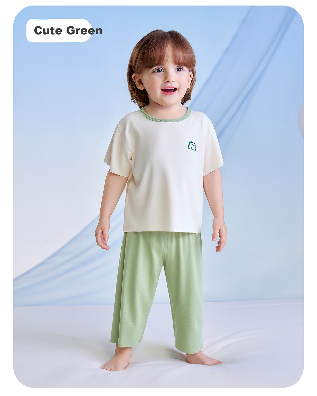 JOYNCLEON Children's Pajamas Yokesi Silk Set Thin Summer Short Sleeve Boys Girls Baby Homewear Jyf195985 17