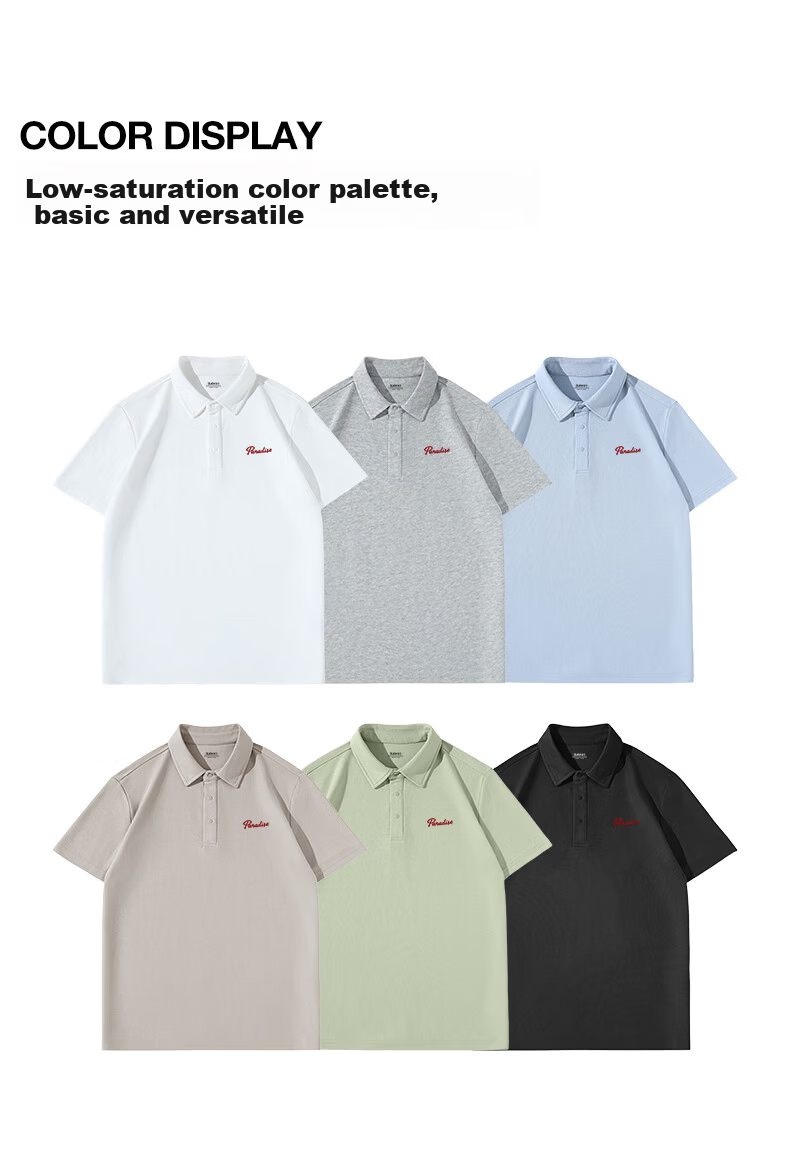 Baleno Father's Day Gift Cotton Pique Polo Shirt Men 2026 New Breathable Soft Skin-Friendly Summer Casual Short Sleeve 3