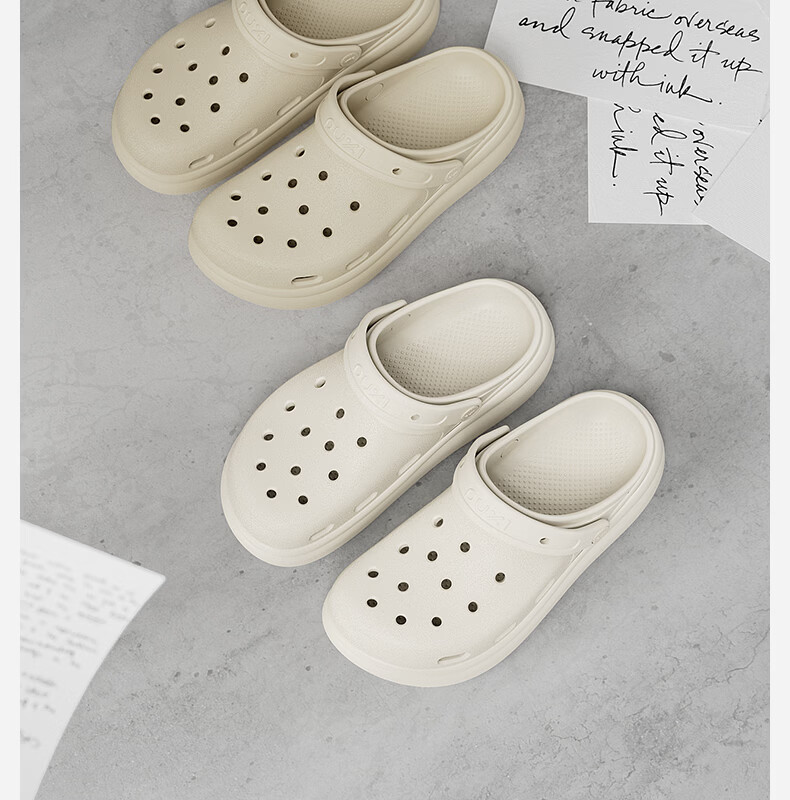 Puxi Cloud Hollow Shoes Women's Summer Outdoor 2026 New Breathable Soft Sole Sandals Unisex Light Sand Color Size 35-36 12
