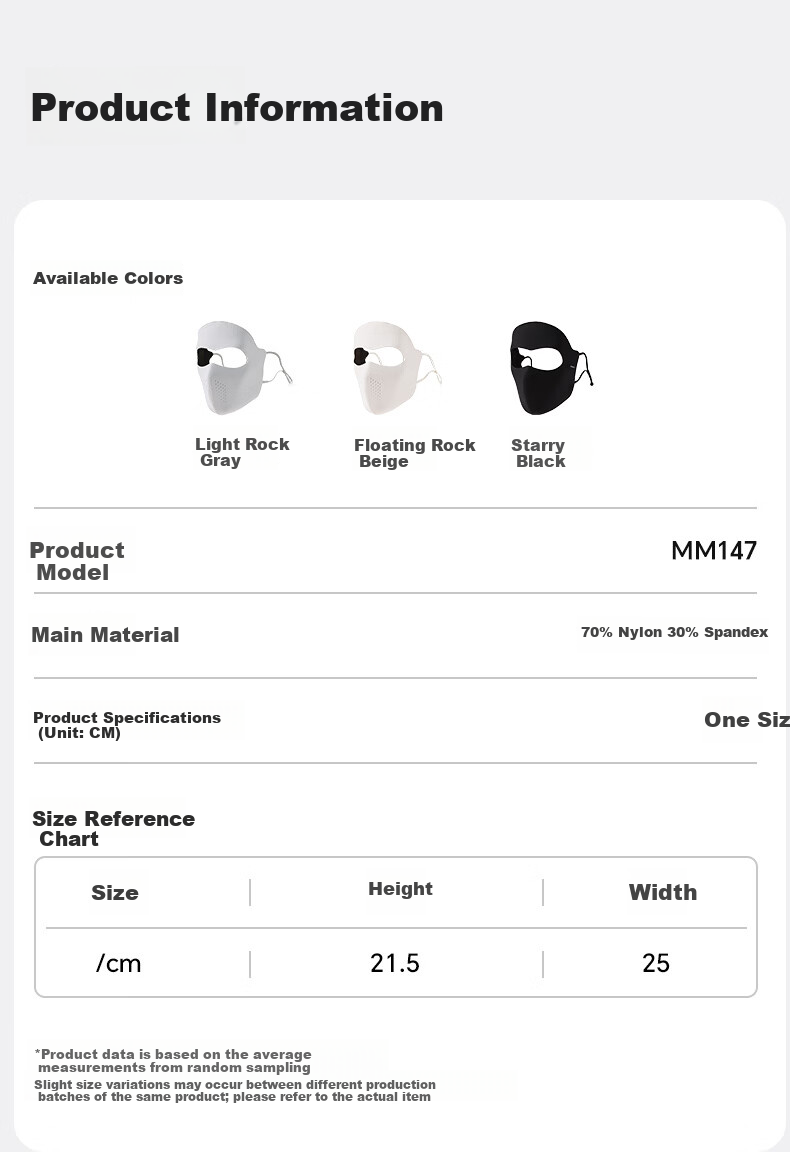 MISSION UV Ice Silk Sun Protection Face Mask Bikini for Women Summer UV Protection Breathable Full Face Sunshade Mask for Driving and Cycling 8