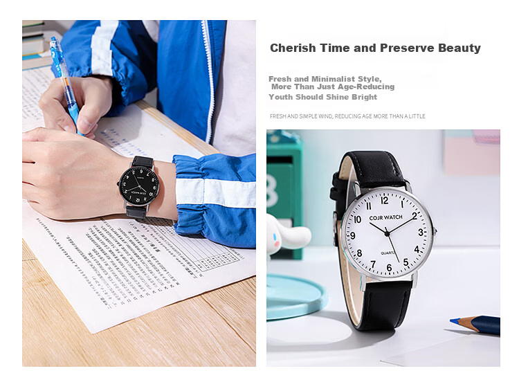 COJR Civil Service Exam Silent Mechanical Quartz Watch for Students Men and Women Allowed in Exam Room 11