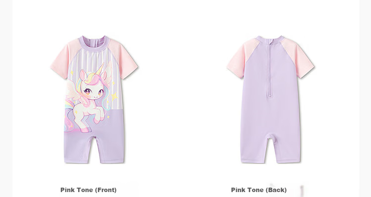 Balabala Kids Swimwear Boys Girls Baby 2026 Summer New Two-Piece Sunscreen Chlorine-Resistant Cartoon One-Piece Swimsuit Pants 23