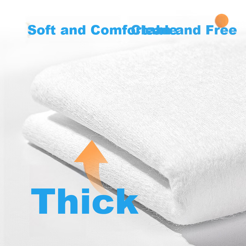ITO 100% Cotton Facial Wipes 30 Sheets Pack Pure Cotton Soft Disposable Face Cleansing Towels