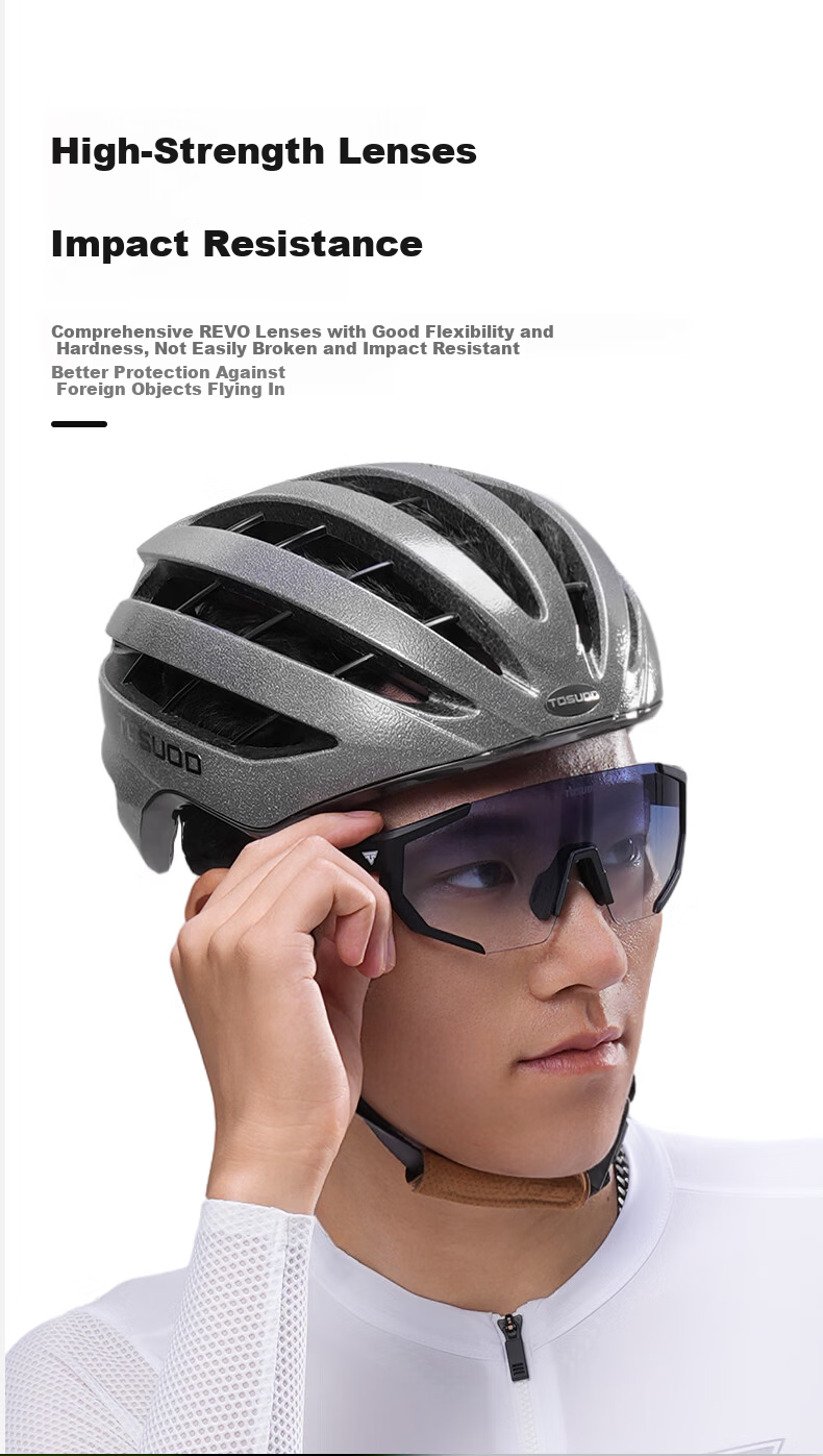 Captain Tas Color-Changing Cycling Glasses Day and Night Use Unisex Outdoor Sports Windproof Sandproof Goggles Bicycle Riding Gear 6