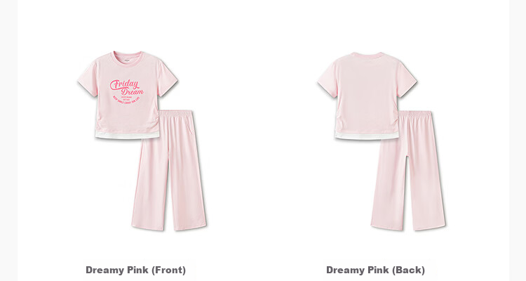 Balabala Girls' Short Sleeve T-Shirt and Pants Set Kids Two-Piece Quick-Dry Summer Outfit 2026 New Trendy Large Kids Clothing 15