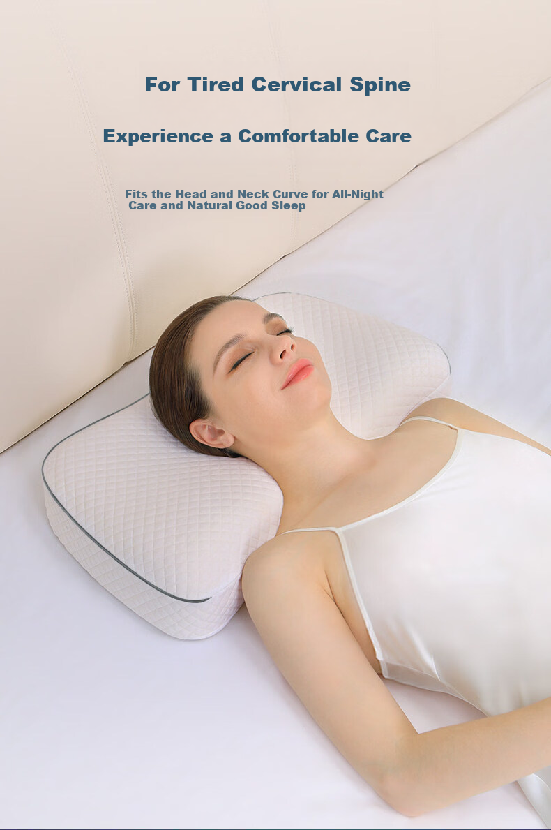 J.Sir Student Pillow for Ages 6-12, Spine Protection, Class A, Children's and Youth Dormitory Cervical Pillow, All-Season Universal 5