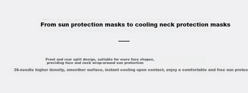 MISSION UV Ice Silk Sunscreen Face Mask Men's Cycling Mountaineering Summer UV Protection Sunshade Neck Guard Full Face Breathable Sunscreen Mask 2