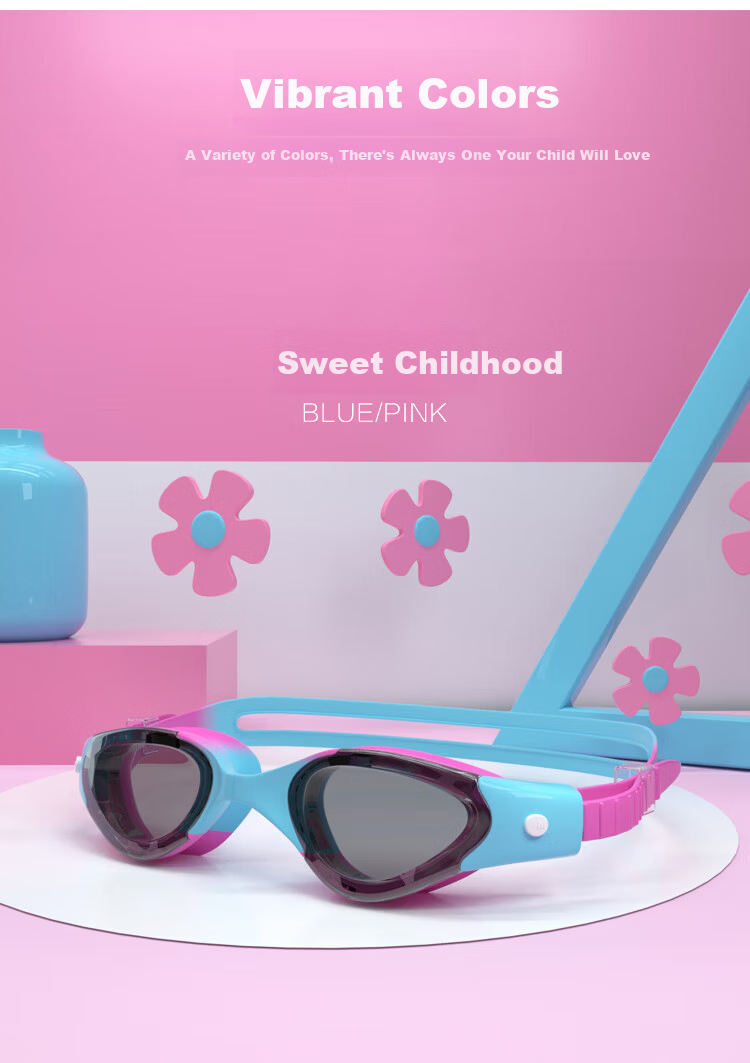 LI-NING Kids Swimming Goggles Boys Girls HD Anti-Fog Waterproof Professional Diving Swim Glasses LSJP309-1 7