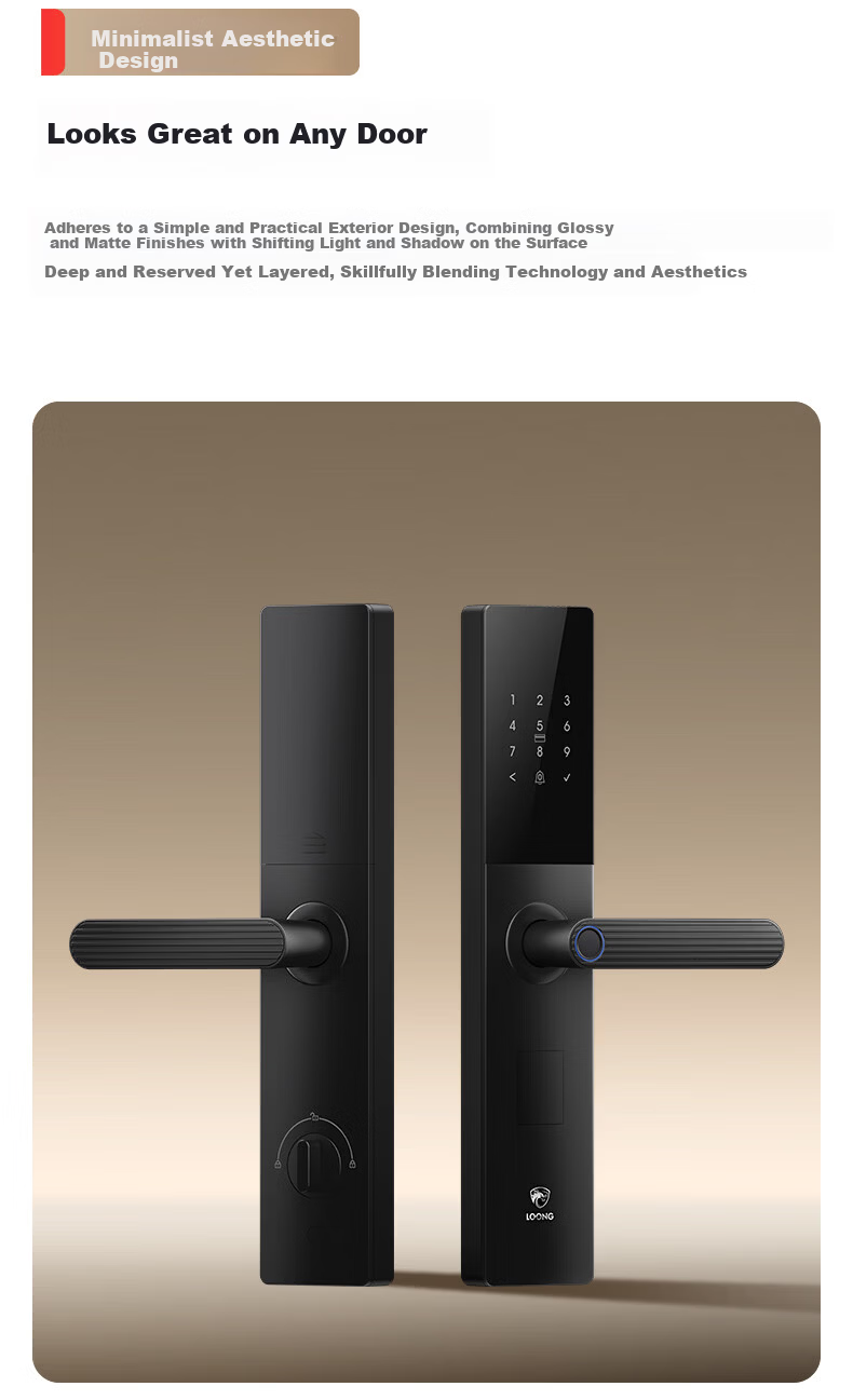 Longting Deschmann Smart Door Lock Fingerprint Password T3 (9% Off in Jiadichao Head Live Room) 29