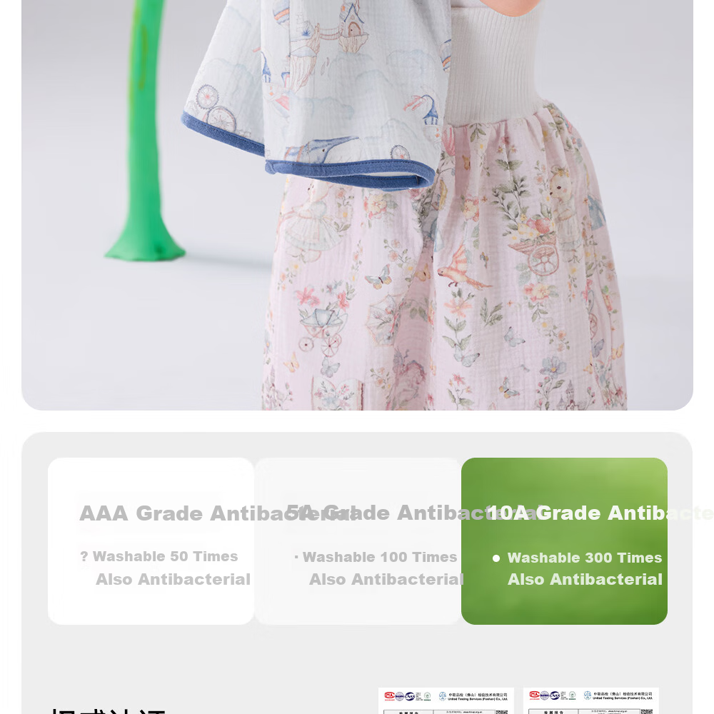 Betis Unisex Baby Waterproof Washable Breathable Training Urine Skirt Diaper Panda M 14