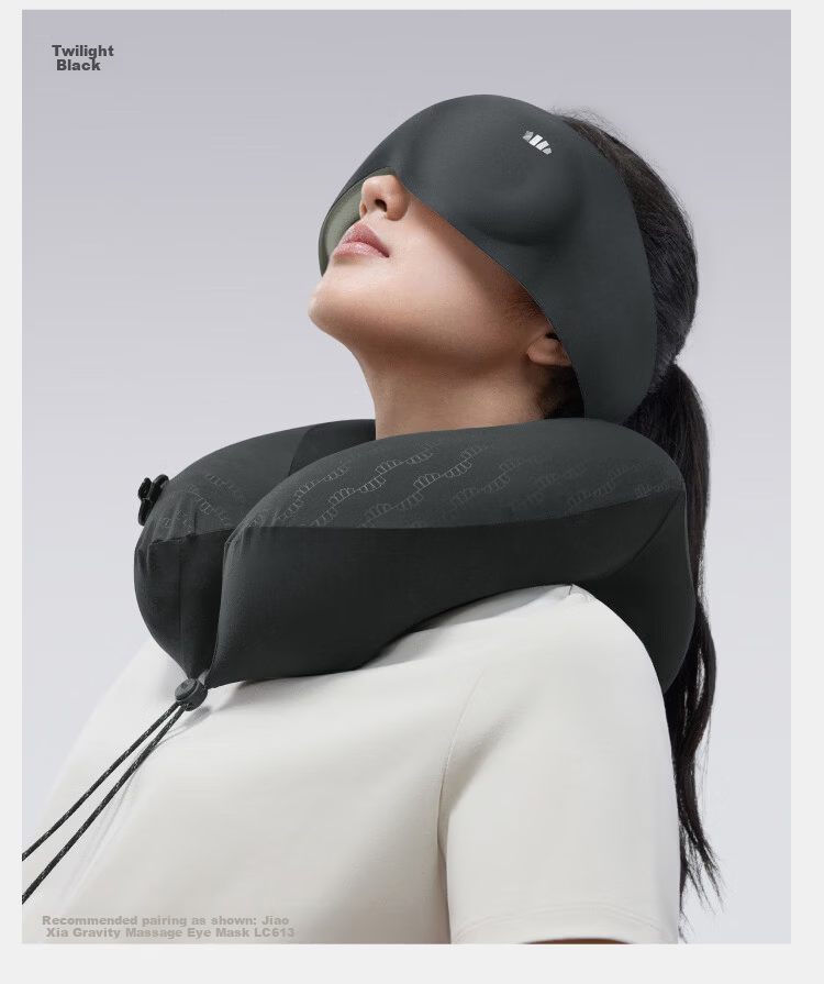 Beneunder Inflatable U-Shaped Neck Pillow Outdoor Travel Portable Full Support Neck Cushion LC612 14