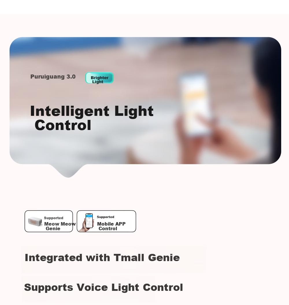 Kuka LED Ceiling Light Nordic Eye Protection Cree Lighting Living Room Bedroom 110cm - Smart [Installation Included] 35