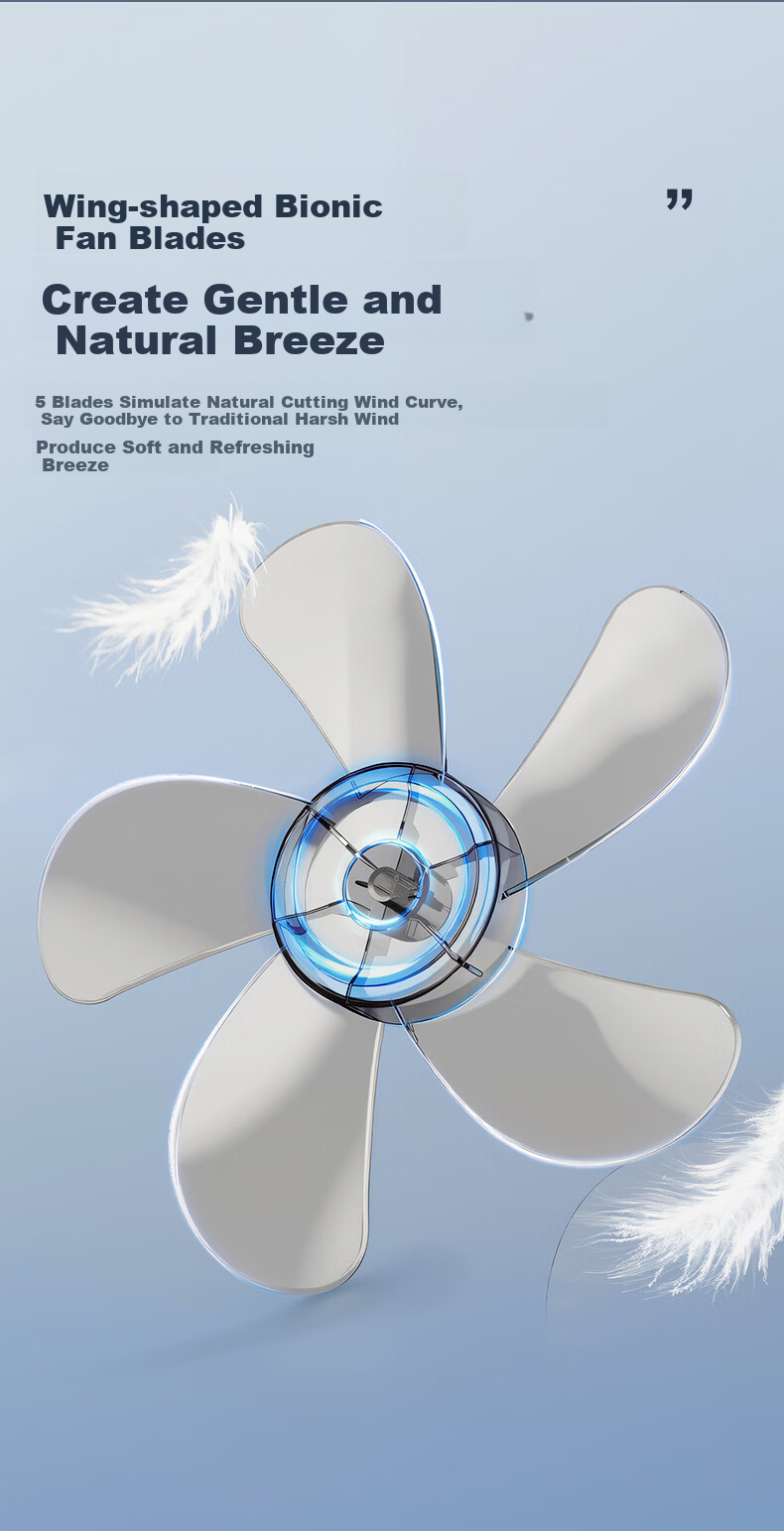 DIAMOND Diamond Brand Desktop Electric Fan Home Table Fan Dormitory Bedroom Oscillating Fan Living Room Office Energy-Saving Fan Student Desktop Fan DTS-M001 6