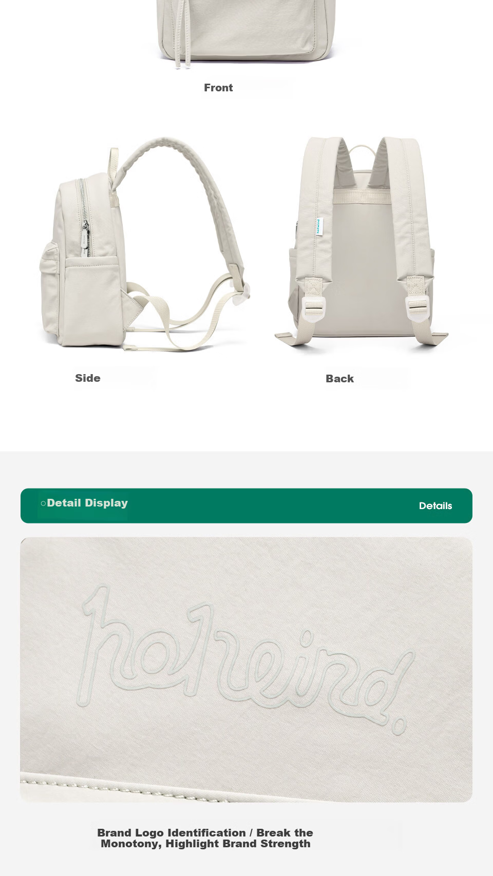 Hotwind New Dual-Shoulder Backpack Lightweight Travel Business Casual Luxury Backpack for Women High School Students 17