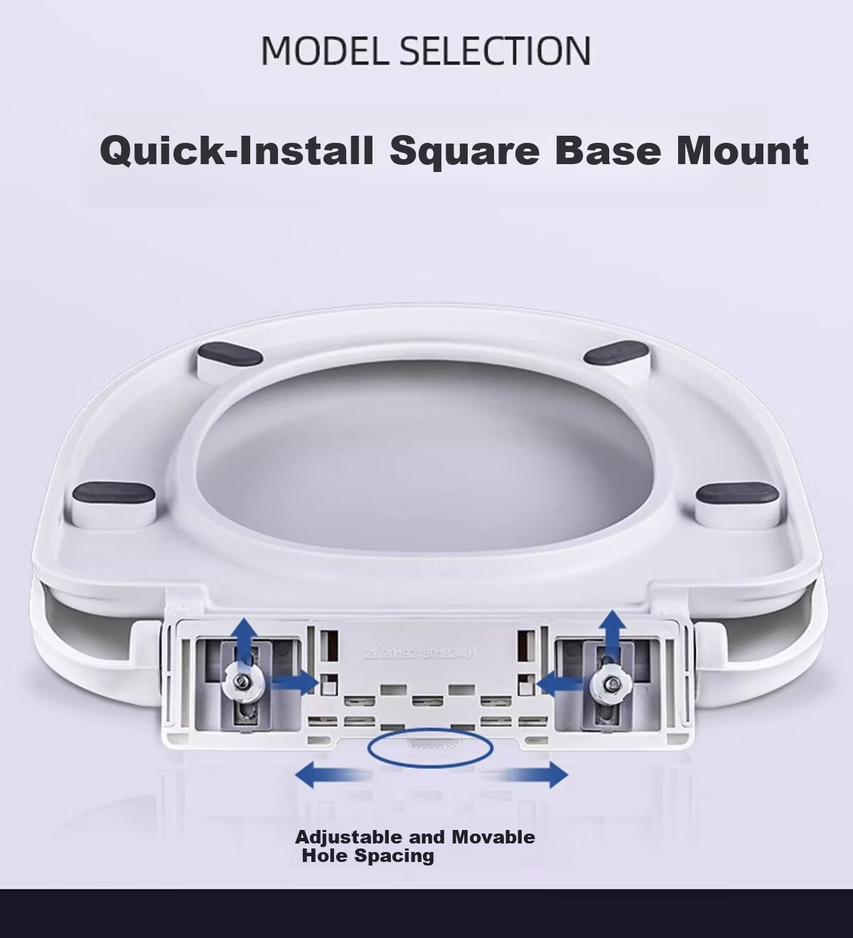 Taoshi V-Shaped Universal Toilet Seat Cover Double Slow-Closing Extra Thick Household Old-Style Toilet Lid 23