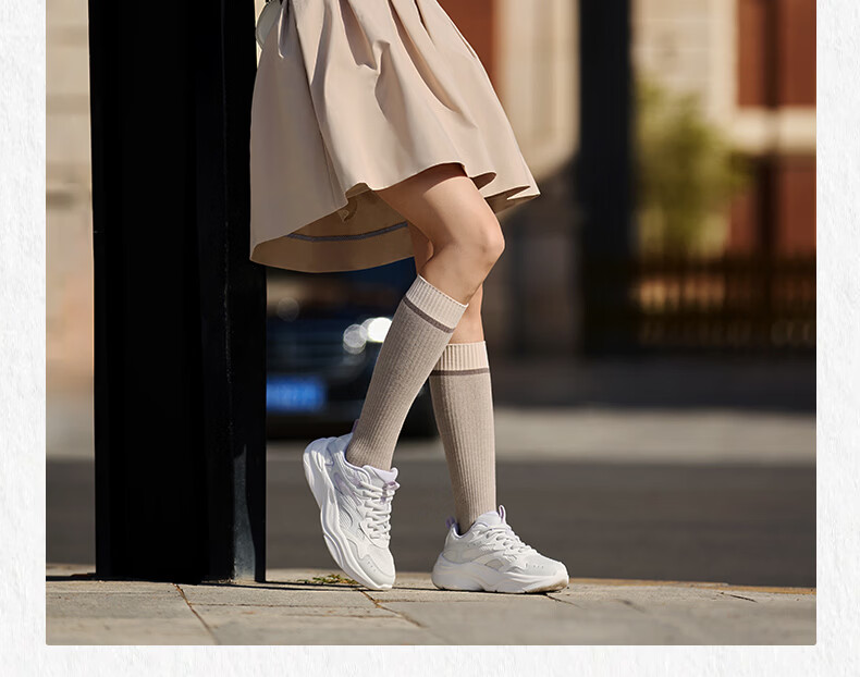 361° Women's Sports Shoes Summer Breathable Thick Sole Commuter Casual Retro Dad Sneakers 682616781-1 10