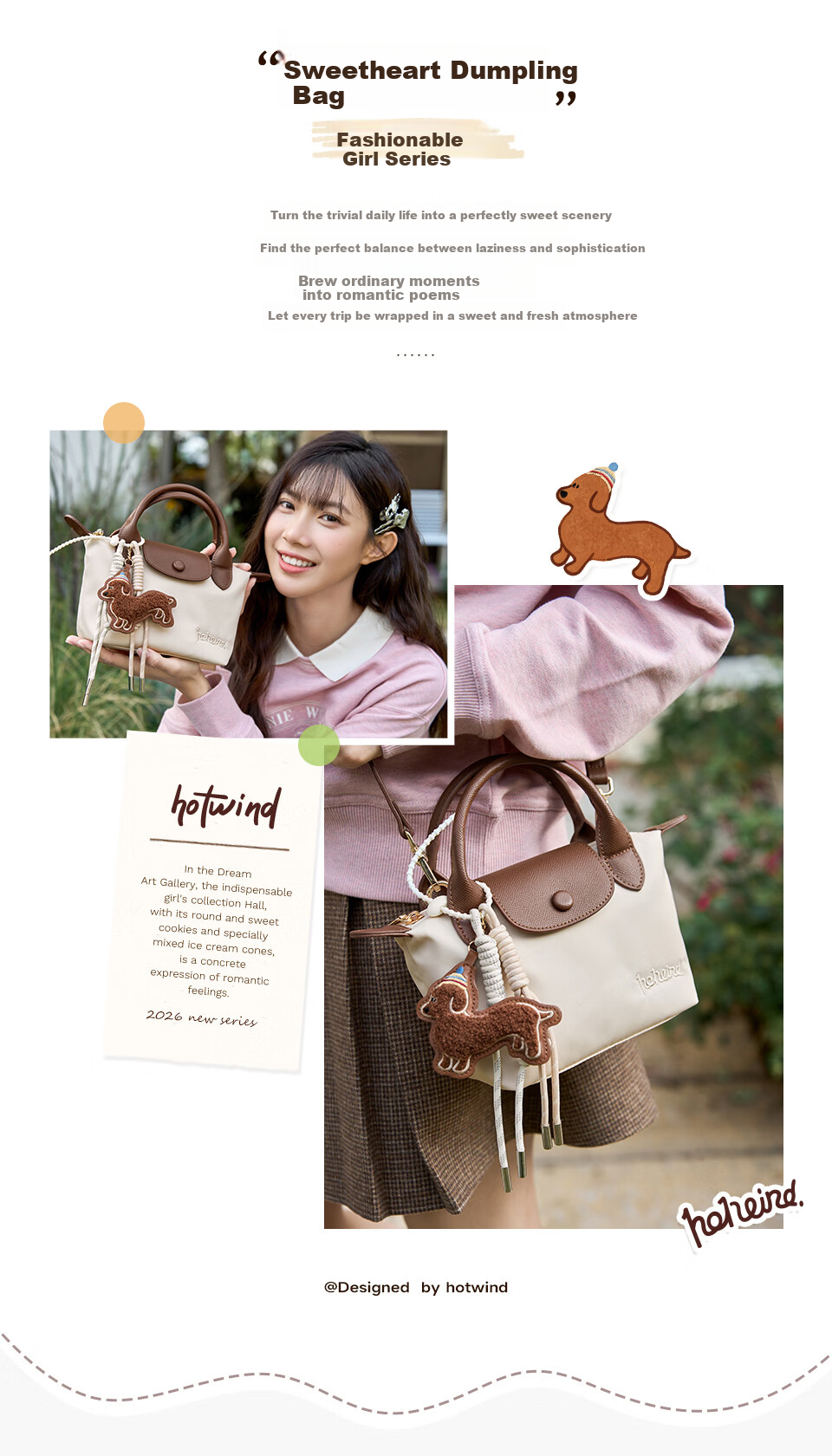 Hotwind Women's Shoulder Bag Crossbody Handbag Small Dumpling Bag Phone Bag Lightweight Valentine's Day Gift for Girlfriend 3